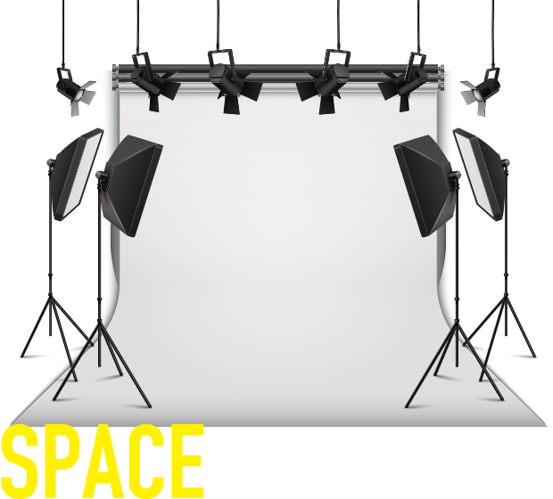 選べる撮影空間